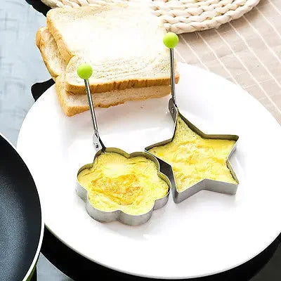 New Stainless Steel Fried Egg Mold Heart Pancake Maker