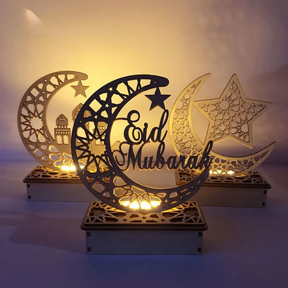 Ramadan Kareem Moon Star Lantern Islamic Festival Party Decor