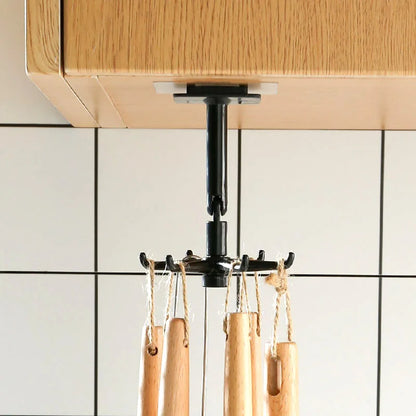 1/2PCS Kitchen Hook Rotating Storage Rack Multi-purpose Hooks