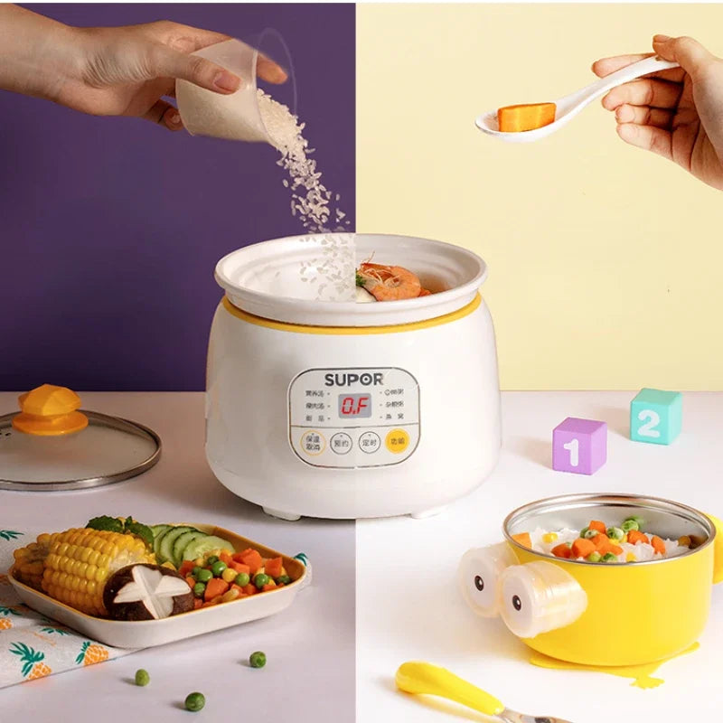 Electric Stewpot Mini Bird's  Slow Cooker Soup Reservation