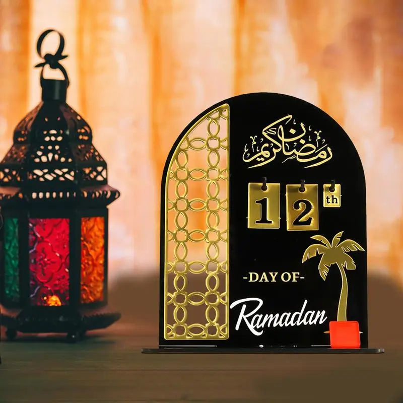 Advent Countdown Calendar Ramadan Mubarak Decoration