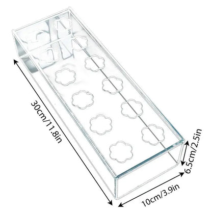 22 Holes Rectangular Acrylic Vase Home Decor