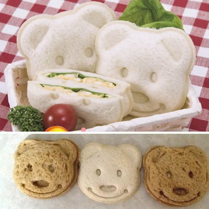 Cute Bear Sandwich Mold Toast Bread Making Cutter