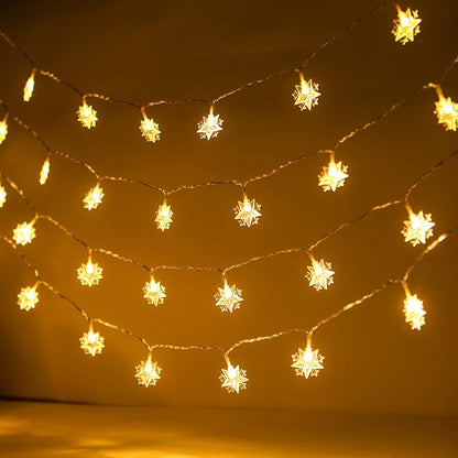 Eid Mubarak Star Moon Led Light String Muslim Party Supplies