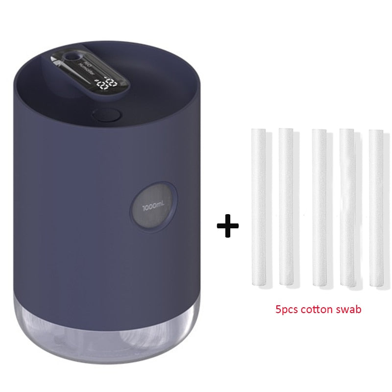 Air Humidifier USB, Ultrasonic Cool Mist Maker, Aroma Diffuser.