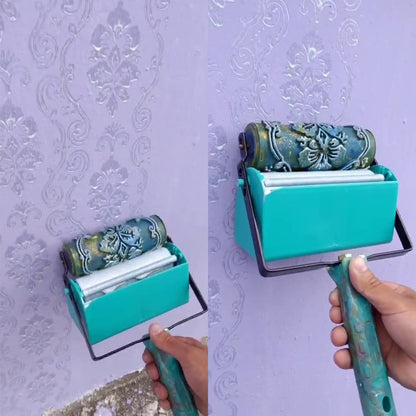 Wall Decoration Paint Roller 5&quot; Rubber Brush Tools Roll For Wallpapering Room House Wallpaper Modern Decor Painting Machine