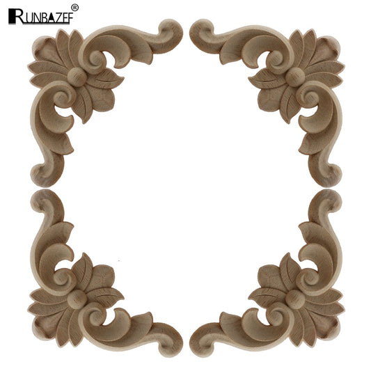 European Wood Decoration, Carved Furniture Applique Decoration.