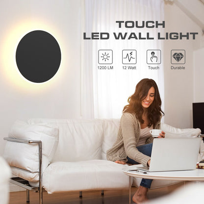 Living Room Led Indoor Wall Lights Wall Lights For Home Decoration Entrance Porch Bedroom Wall Lamp 12W With Touchable ON/OFF