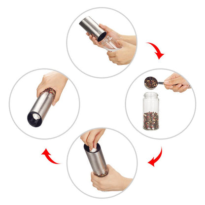 Rechargeable Electric Automatic Mill Pepper Salt Grinder