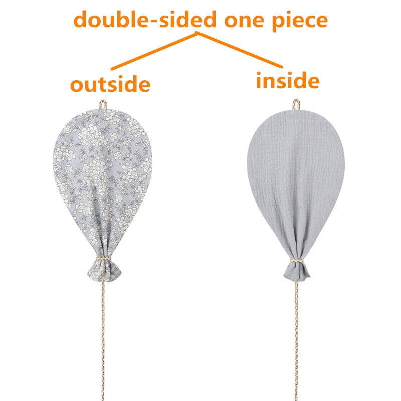 Double Side Printed Cotton Balloon, Wall Hanging Decor