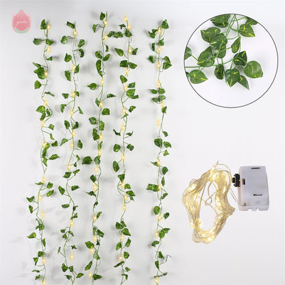 Artificial Ivy Hanging Leaf Garland Plant, Garden Decoration, Home Decor.