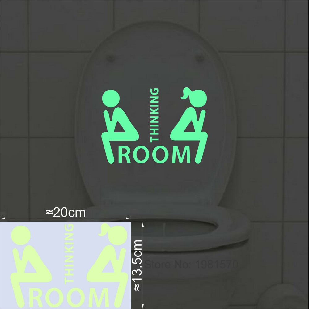 Bathroom Wall Stickers, Home Decoration, Removable Wall Decals.