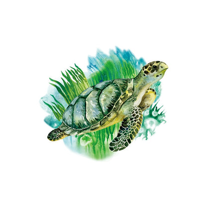 Sea Turtle Animals Wall Stickers for Kids rooms Bedroom Living room Kitchen Wall Decor Vinyl PVC Wall Decals for Home Decor