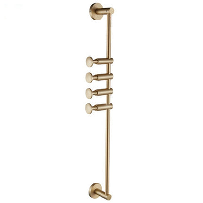 Gold/Black Brass Tower Hanger Dress Hook Coat Hanger Wall Hooks For Bag Cap Home Office Rack Rock Bedroom Cloth Holder