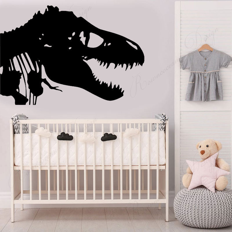 Jurassic Park T-Rex Dinosaur Wall Sticker Vinyl Home Decor Kids Room Boys Bedroom Playroom Nursery Decals Cartoon Murals 4416