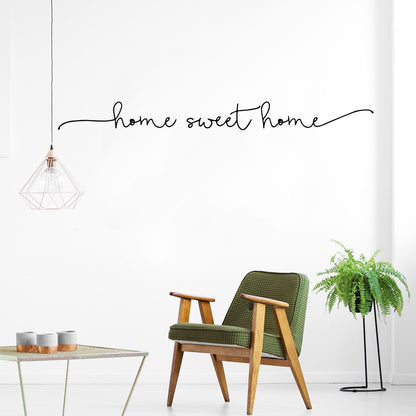 Hot home sweet home Phrase Art Vinyl Wall Sticker For house decoration Wall Decals Bedroom Wall Decor Sticker Mural Wallpaper