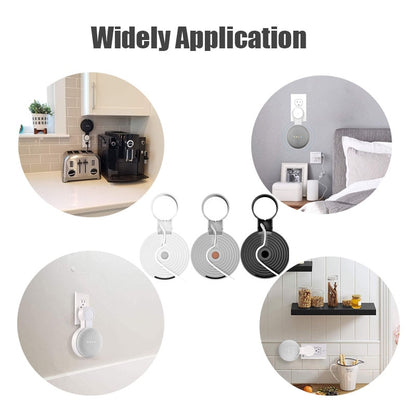 Outlet Wall Mount Holder for Google Home Mini (1st Gen) Google Nest Mini (2st Gen) Cord Management for Google Mini Smart Speaker