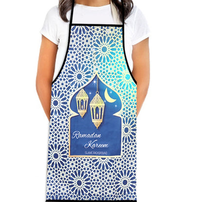 Islamic Kitchen Apronsm Muslim Eid Decor, Home Party Supplies.