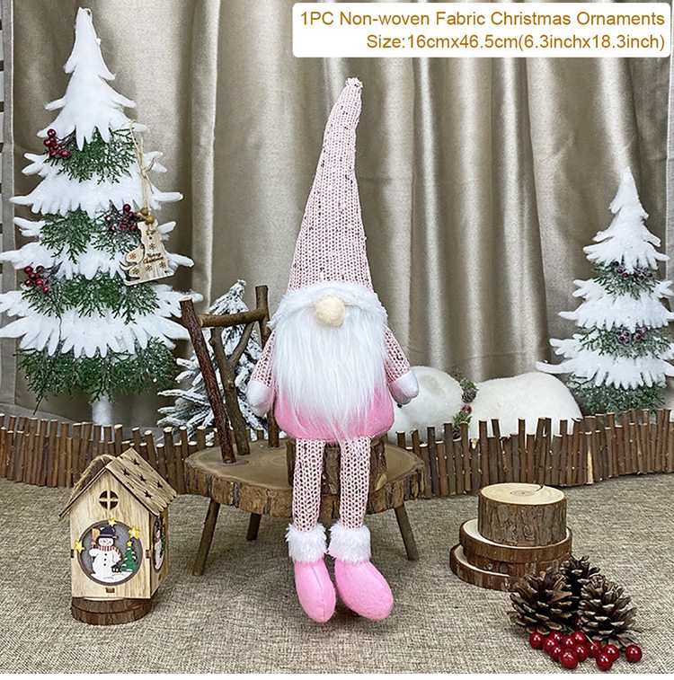 Gnome Christmas Faceless Doll Merry Christmas Decorations For Home Cristmas Ornament Xmas Navidad Natal New Year 2023