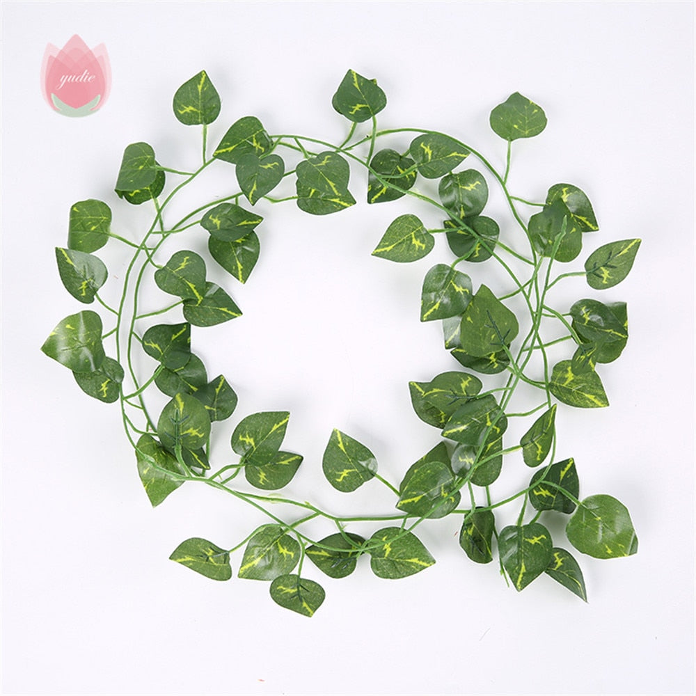 Artificial Ivy Hanging Leaf Garland Plant, Garden Decoration, Home Decor.