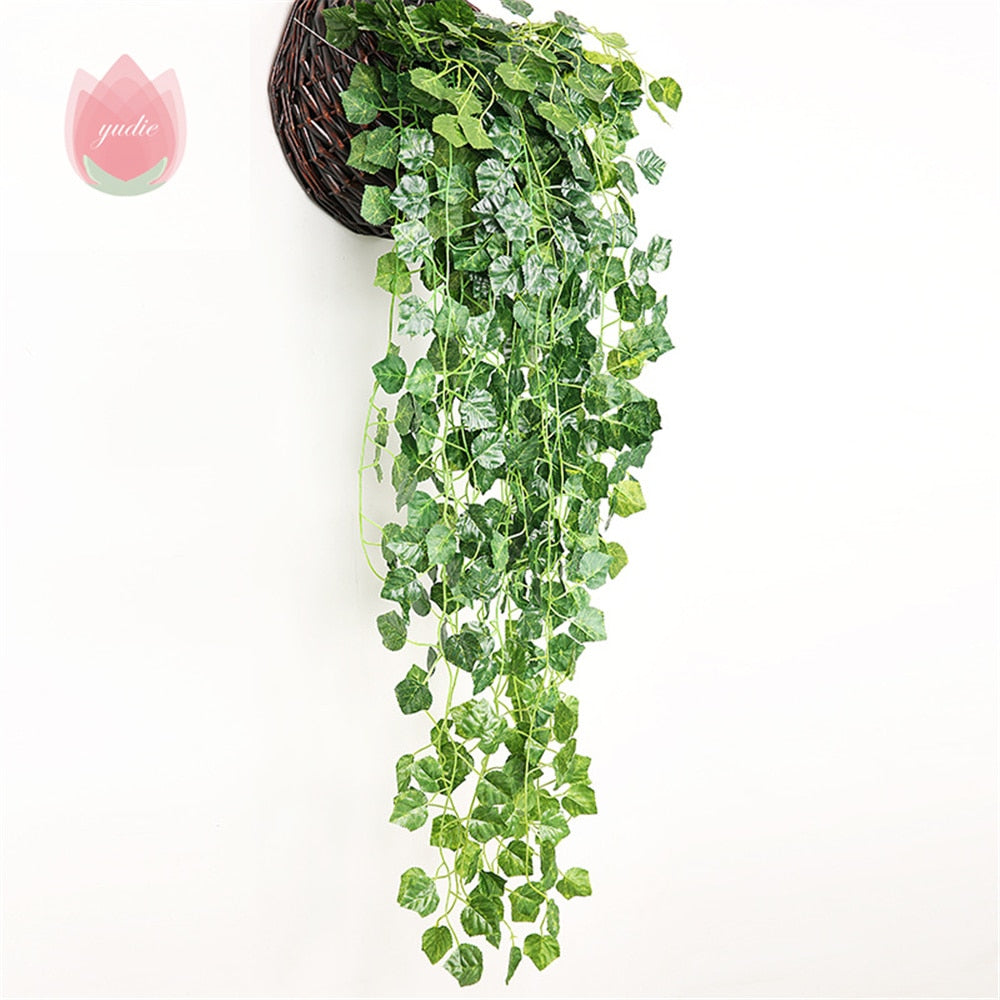 Artificial Ivy Hanging Leaf Garland Plant, Garden Decoration, Home Decor.