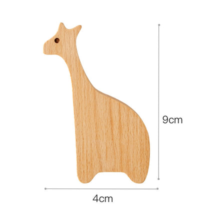 Wooden Hook, Creative Nordic Cute Animal, Wall Hanging Coat Hook Home Decoration.