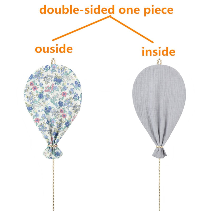 Double Side Printed Cotton Balloon, Wall Hanging Decor