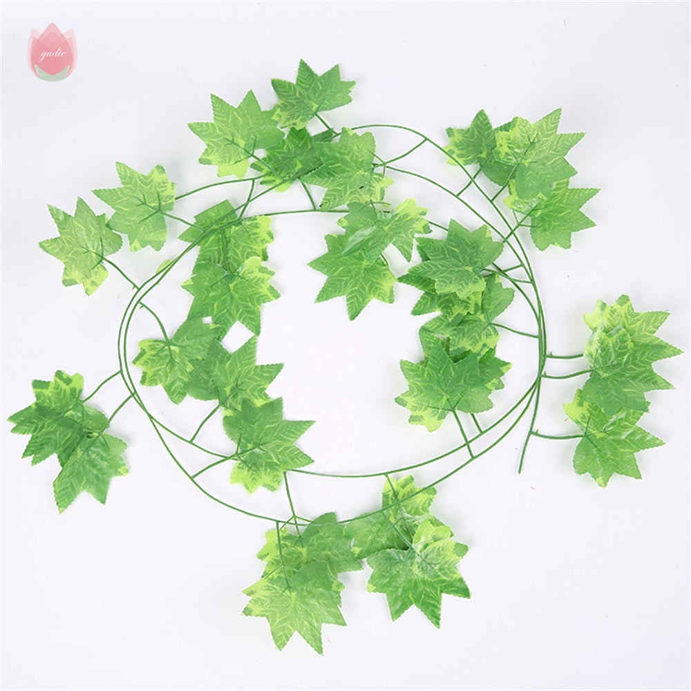 Artificial Ivy Hanging Leaf Garland Plant, Garden Decoration, Home Decor.