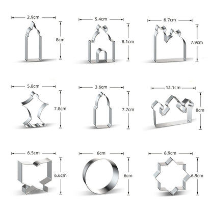 Muslim Party Supplies, Biscuit Mold Moon, Muslim Home Decorations.