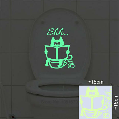 Bathroom Wall Stickers, Home Decoration, Removable Wall Decals.