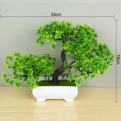 Artificial Plants Bonsai Tree Pot, Potted Ornaments For Home Decor