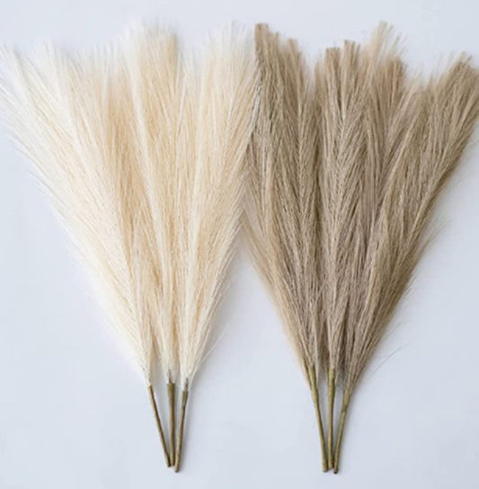 Pampas Grass Simulation, Reed Grass Wedding Decoration.