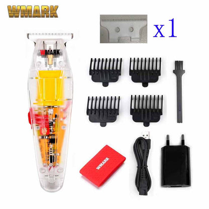 Digital Transparent Style, Professional Rechargeable Clipper.