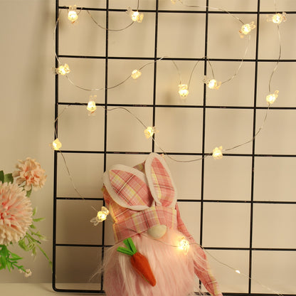 Carrot Rabbit Fairy Light Supplies, Easter Decoration.