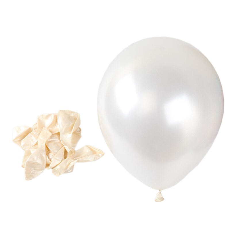 White Heart Latex Helium Balloons, Birthday wedding party decoration Supplies.