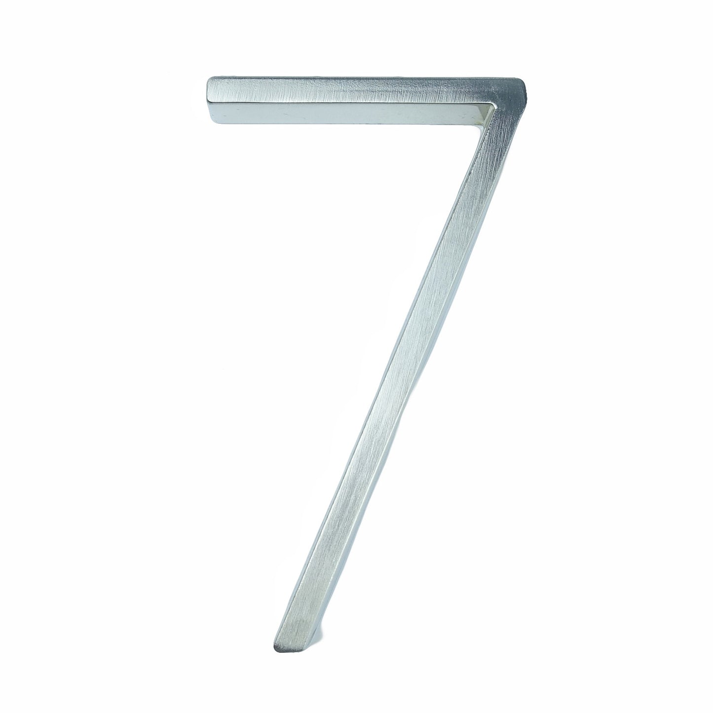 Silver House Number Sign, Dash Slash Signage Home Door Numbers.