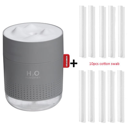 White Snow Mountain Humidifier, Ultrasonic USB Aroma Air Diffuser.