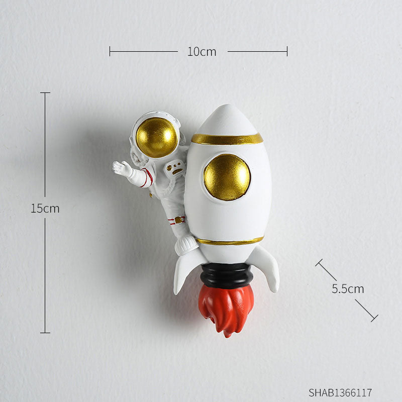 Nordic Wall Decoration Frame Astronaut Resin Figure Wall Shelves Decorative Decorations for Living Room Hanging Wall Shelf Gifts