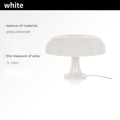 Italy Designer Led Mushroom Table Lamp for Hotel Bedroom Bedside Living Room Decoration Lighting Modern Minimalist Desk Lights