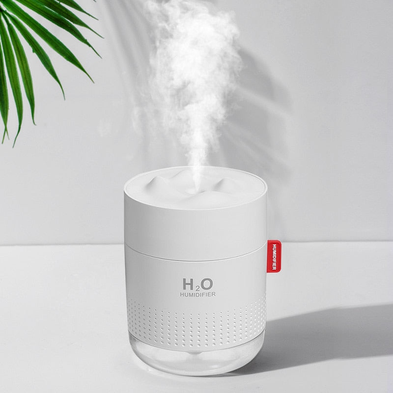 White Snow Mountain Humidifier, Ultrasonic USB Aroma Air Diffuser.