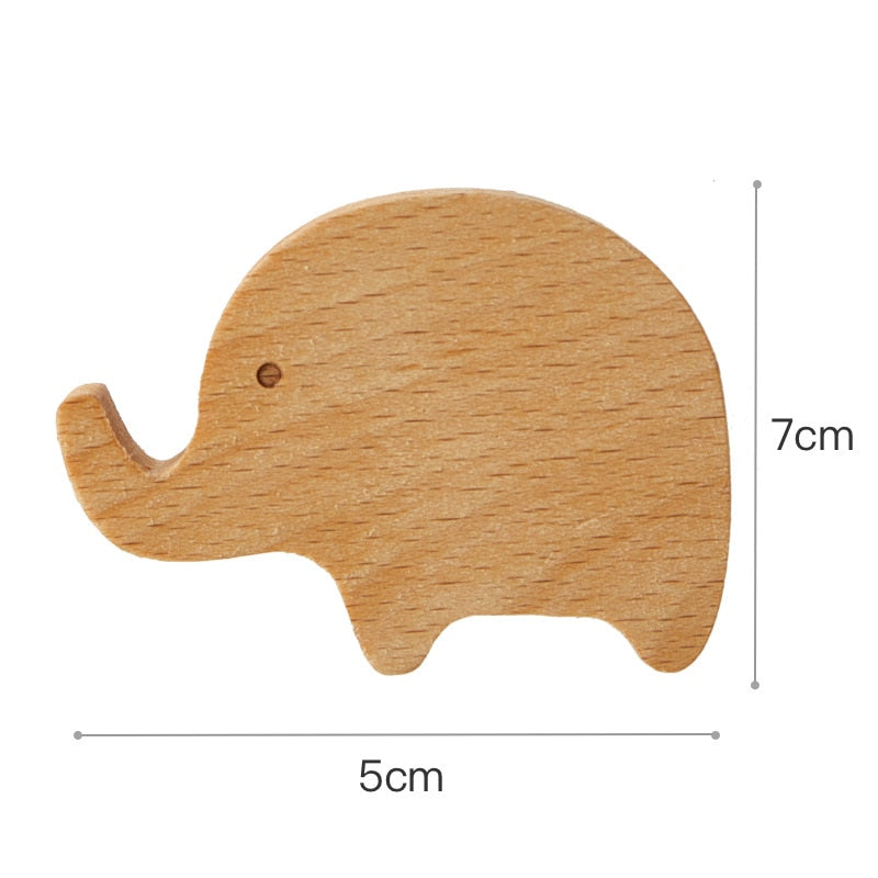 Wooden Hook, Creative Nordic Cute Animal, Wall Hanging Coat Hook Home Decoration.