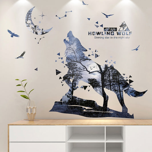 Wolf Stickers, Self-adhesive Home Decor