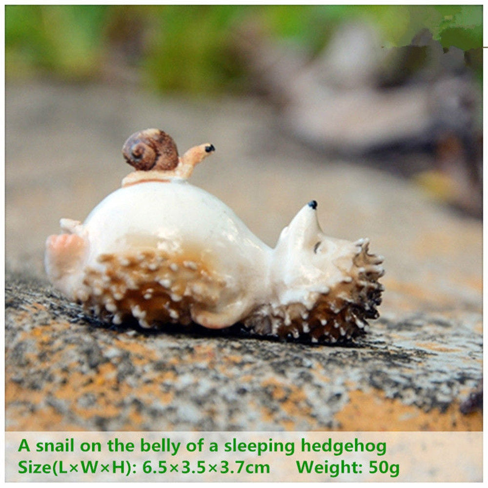 Simulated Hedgehog Models, Cute Animal Figurine.