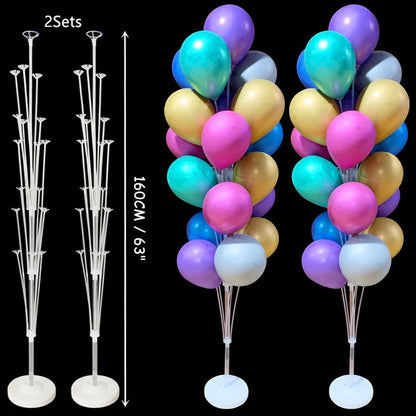 Newest Balloon Stand Column Balloon Garland Happy Birthday Party Decorations Adult Kids Balloon Box Wedding Event Party Supplies