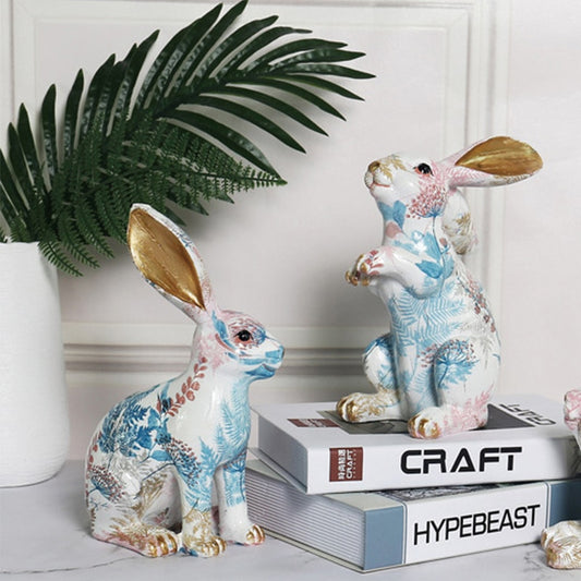 Fairy Garden Rabbit Figurines, Easter Decoration For Kids Room.