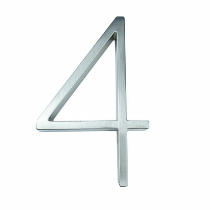 Silver House Number Sign, Dash Slash Signage Home Door Numbers.