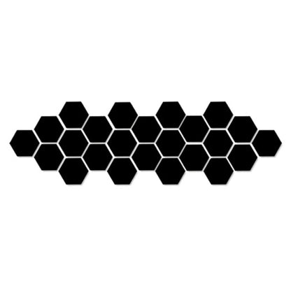 Hexagon Acrylic Mirror Wall Stickers, Mirrored Sticker For Home Decor.