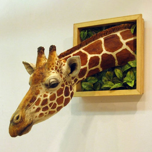 Giraffe Painting Wall Decoration Photo Frame