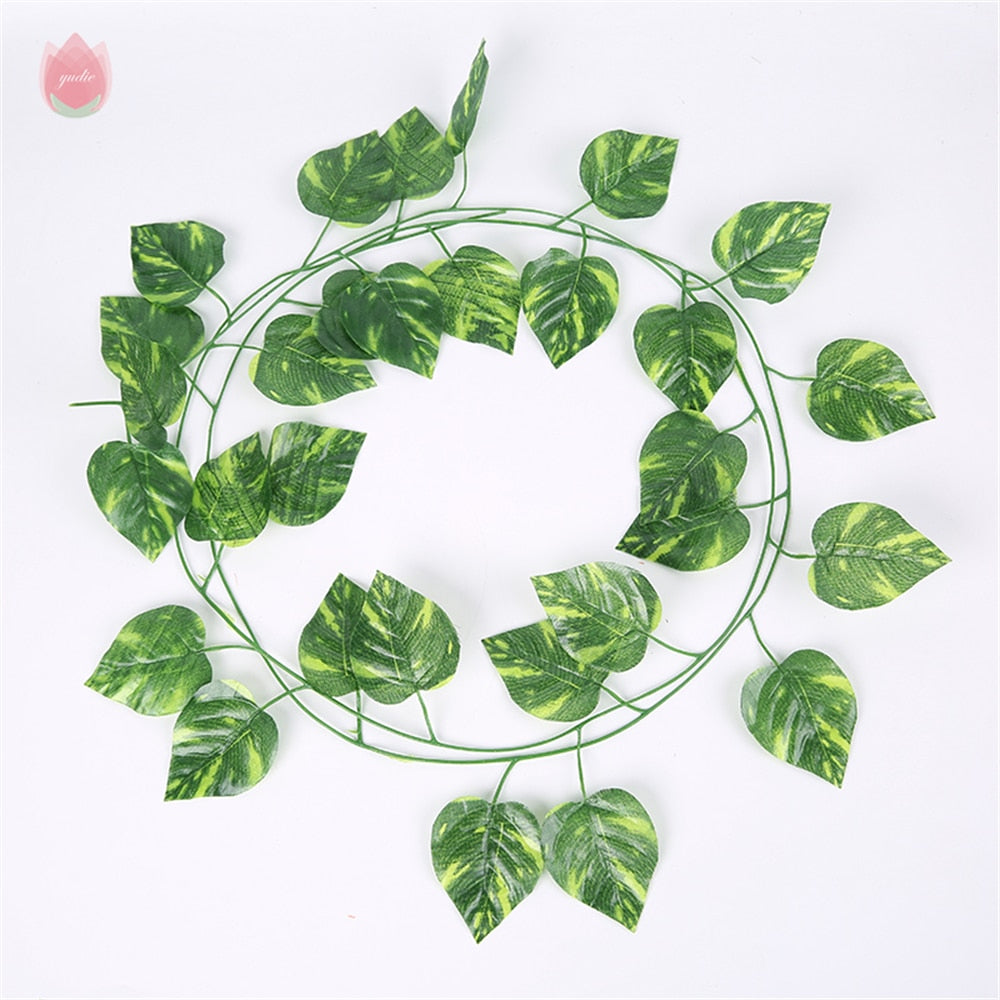 Artificial Ivy Hanging Leaf Garland Plant, Garden Decoration, Home Decor.