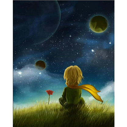 Children Watch Stars Figure Picture, Home Arts